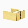 NEW TRENDY Kabina prysznicowa pięciokątna 100x80 Avexa Gold Shine EXK-3847